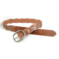 Hot Sales and High Quality Weave Leather Belt Ky6194